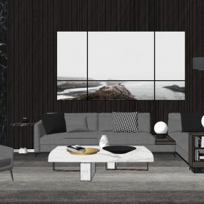 现代简约客厅-组合-沙发
