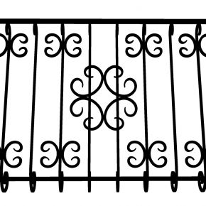 欧式法式铁艺护栏栏杆