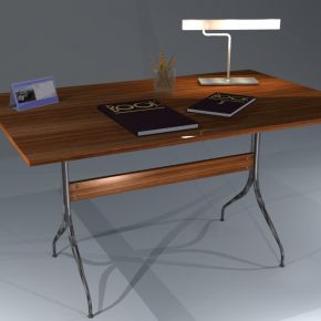 现代实木桌子写字桌写字台