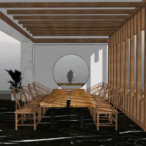 中式新中式日式茶室