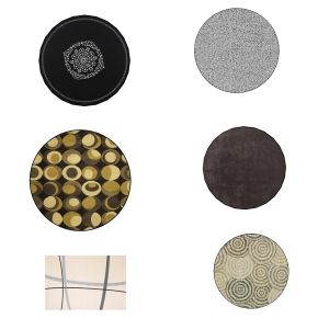 家纺现代欧式圆形地毯