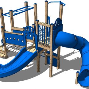 儿童游乐娱乐城设施器材滑梯构件