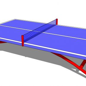 运动器材乒乓球案子构件