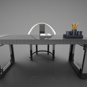 新中式风格书桌