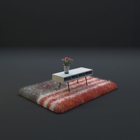 高品质地毯桌椅茶几等毛皮质感家具