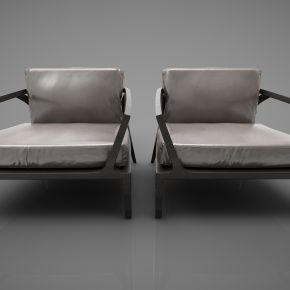 现代风格单人沙发