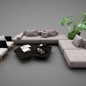 现代风格沙发组合