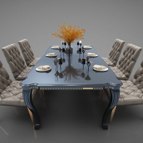 欧式风格餐桌