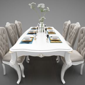 欧式风格餐桌