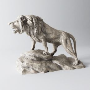 现代狮子雕塑