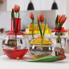 现代玻璃装饰花瓶