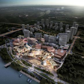 重庆巴南区巴滨路商业项目概念设计天华