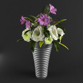 花瓶花卉