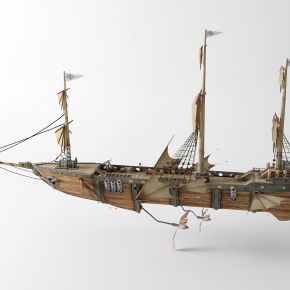 现代木帆船