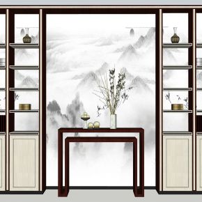 中式风格展示柜