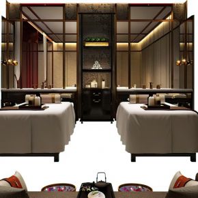 新中式度假酒店康体spa