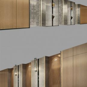 现代酒店电梯厅