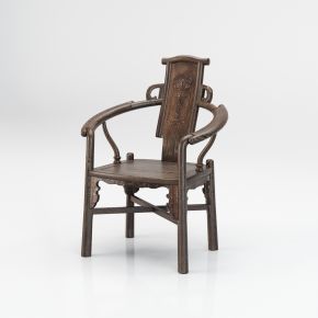 中式椅子圈椅太师椅仿古凳子