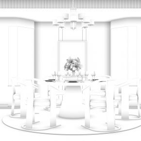 新中式餐厅餐桌椅