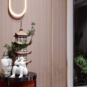 新中式现代简约轻奢风格客厅