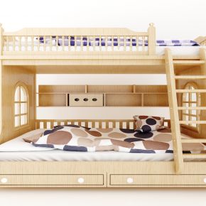 现代风格儿童床