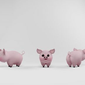 q版小猪玩具玩偶