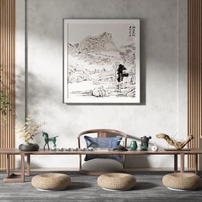 新中式风格茶桌椅