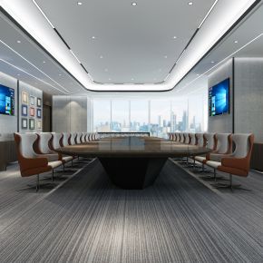 现代风格大会议室