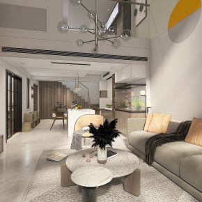现代LOFT客餐厅