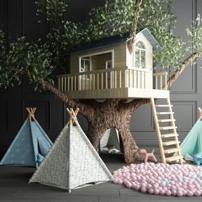 现代儿童树屋