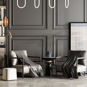 北欧现代休闲椅单人椅