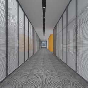 现代办公走廊