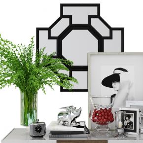 摆件植物花瓶相框