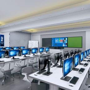 现代电脑教室 实训教室