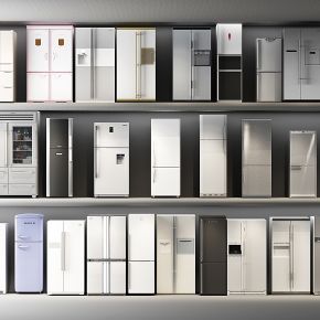 北欧现代家电冰箱冰柜双开门冰箱