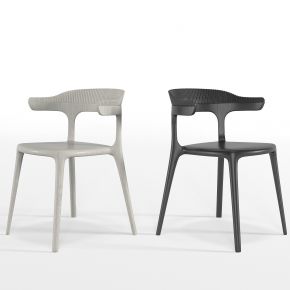现代餐厅时尚软体木质餐椅椅子