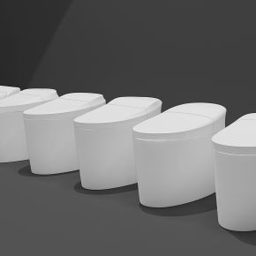 现代智能陶瓷马桶组合