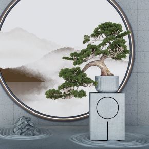 新中式盆景