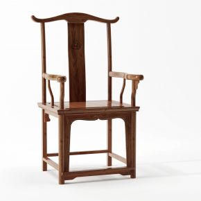 中式古典红木家具官帽椅