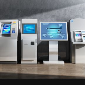 现代银行ATM自动存取款机