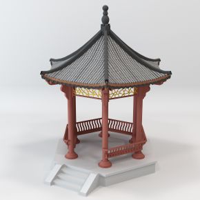 中式古建凉亭