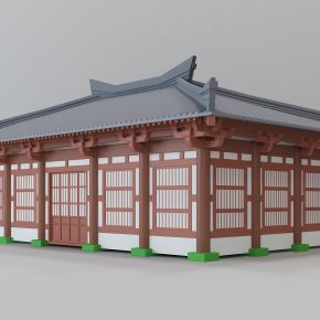 中式古建筑前殿