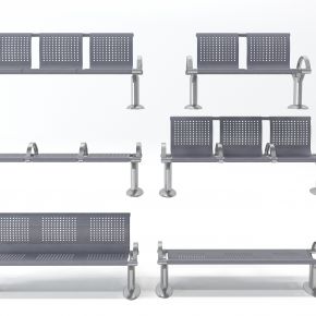 现代不锈钢公共排椅座椅
