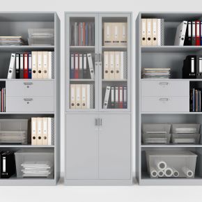 现代铁皮文件柜档案柜档案夹办公家具