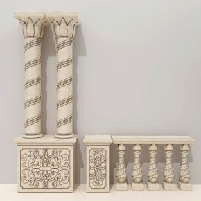 欧式民族伊斯兰雕花柱子