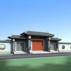 中式古典大门