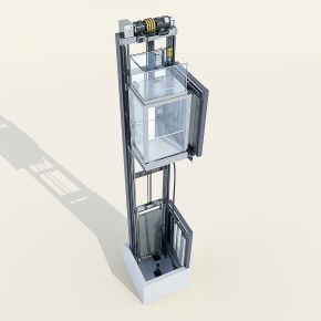 现代升降观光电梯结构