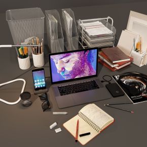 现代办公用品垃圾筐垃圾篓文件框笔记本电脑
