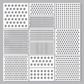 现代冲孔板 穿孔板 外墙板 外墙金属板 冲孔网 多孔板 矿筛网