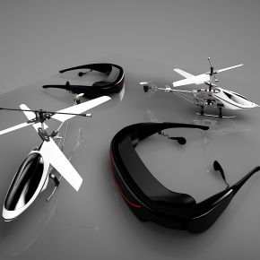 现代可视化眼镜遥控飞机